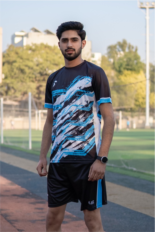 Alez Industry production floor Sialkot Pakistan sportswear factory OEM manufacturing